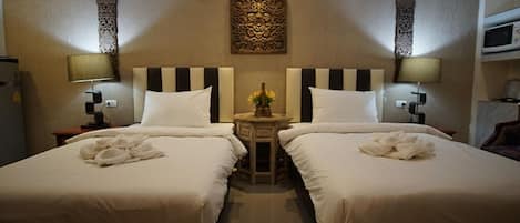 Superior Twin Room, 2 Single Beds | Desk, rollaway beds, free WiFi, bed sheets