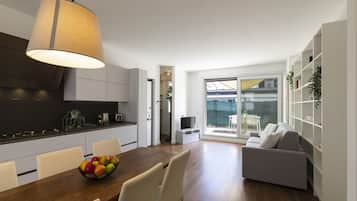 Panoramic-Apartment | Wohnbereich