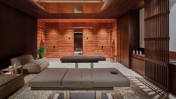 Un sauna, baño turco, baño turco/hammam, tratamientos corporales