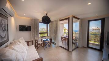 Appartement, 3 chambres | Draps italiens Frette, literie de qualité supérieure