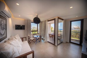 Appartement, 3 chambres | Draps italiens Frette, literie de qualité supérieure