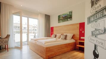 Superior dubbelrum | Allergitestade sÀngklÀder, skrivbord och arbetsyta för laptop