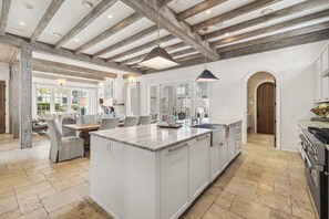 Fridge, microwave, oven, stovetop - Water Cottage & Carriage House— Elegant coastal villa w/ pool & space for 16 (Rosemary Beach)