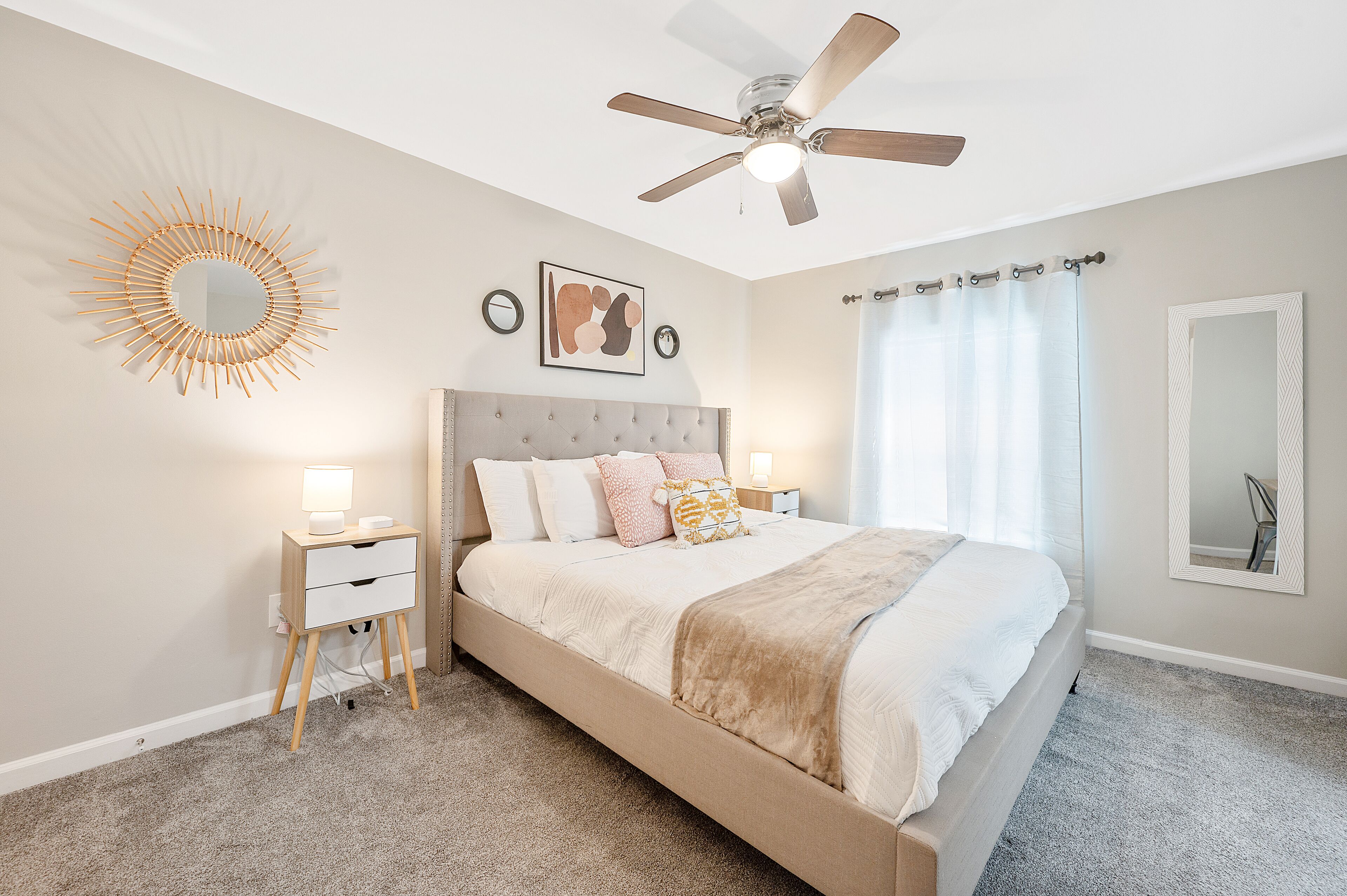 3 bedrooms, iron/ironing board, travel crib, WiFi