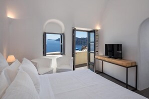 Suite Executive, lanai, vista mare | Biancheria da letto di alta qualità, materassi Select Comfort, minibar