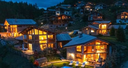 Chalet ***** Vue extraordinaire Sauna & Piscine