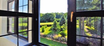 Holiday villa with fireplace and private garden