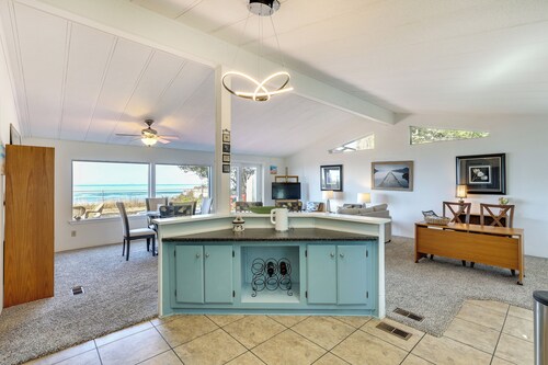 Oceanfront Port Angeles Home w/ Yard & Views!