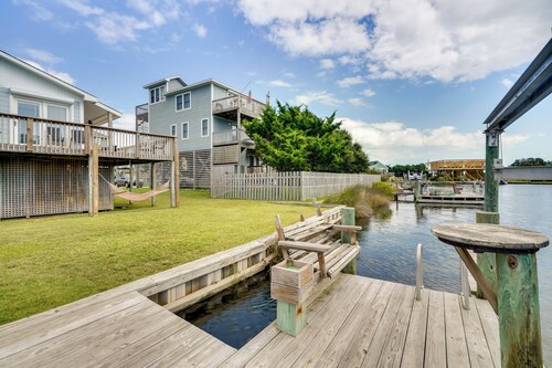 Frisco Coastal Paradise w/ Boat Dock & Water Views