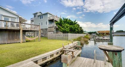Frisco Coastal Paradise w/ Boat Dock & Water Views