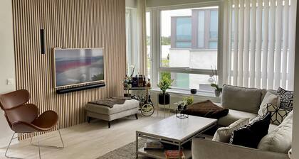 Spacious and modern apartment, 112 sqm with lovely sea view.