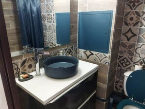 Hair dryer, toilet paper