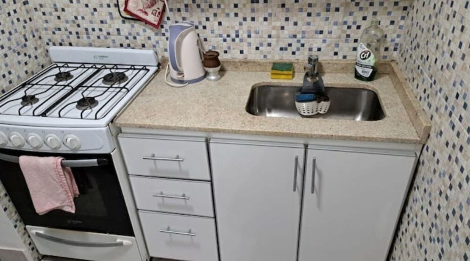 Refrigerador, microondas, horno