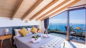 Deluxe-Loft | 1 Schlafzimmer, BĂŒgeleisen/BĂŒgelbrett, kostenloses WLAN, BettwĂ€sche