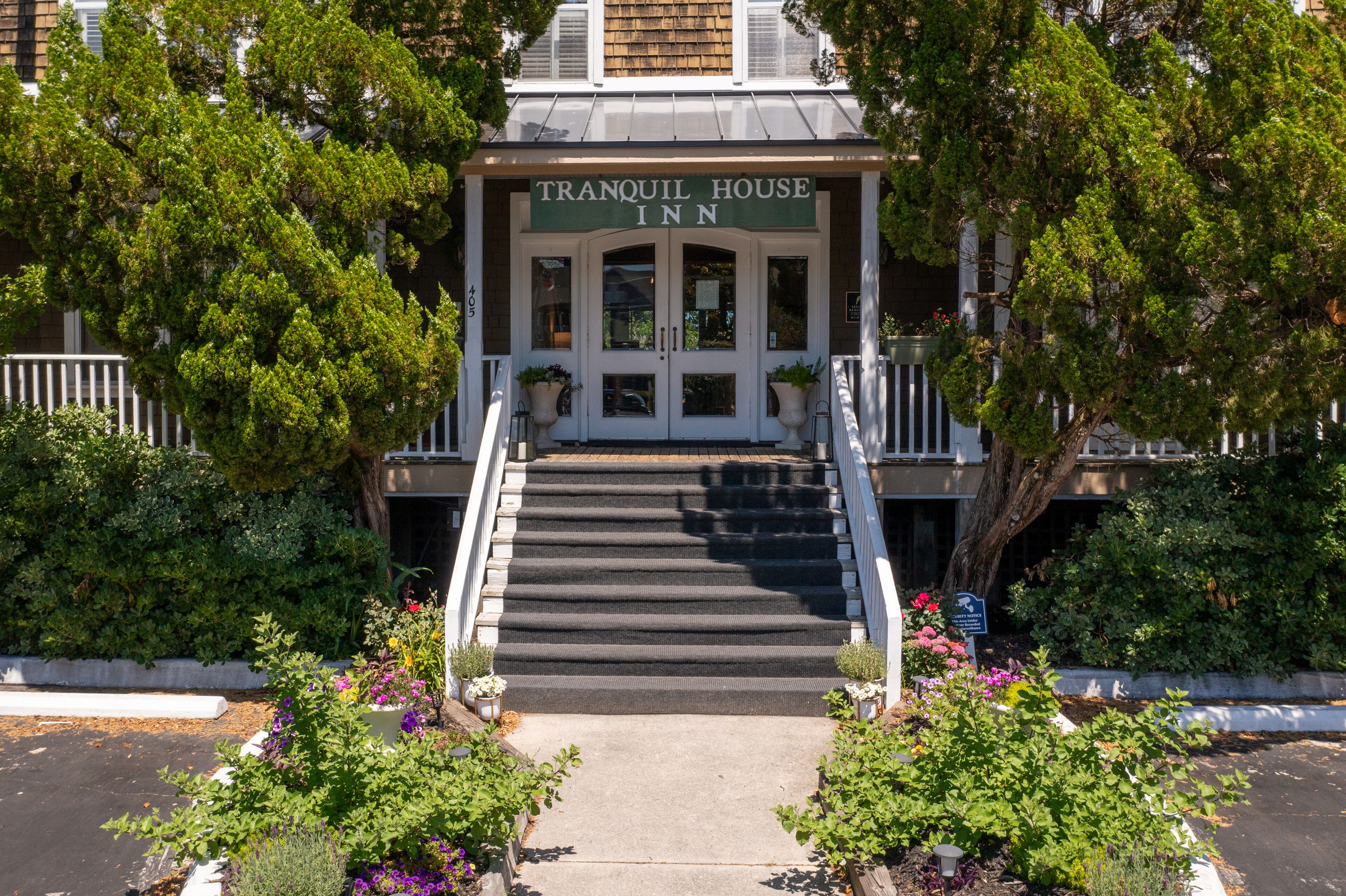 Voorkant van accommodatie