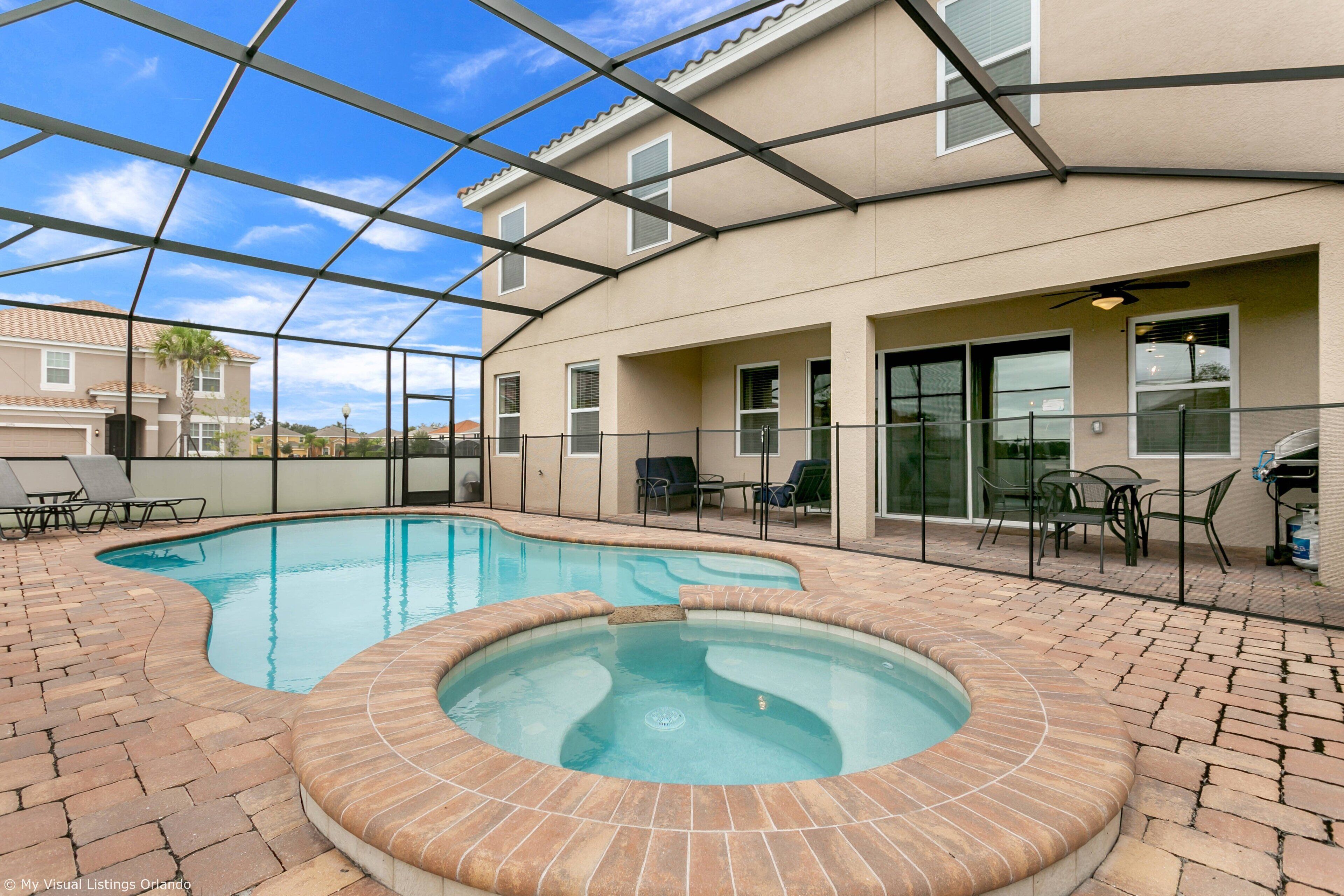 Last Minute Disney Getaway! Private Pool, Hot Tub & Games Room. Book Now! #102759