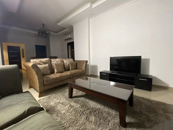 Living area - Cozy apartment in a gated community compound in New Cairo. (Cairo Governorate)