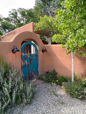 Exterior detail - Downtown Historic Casita: SF at its Finest! (Santa Fe)