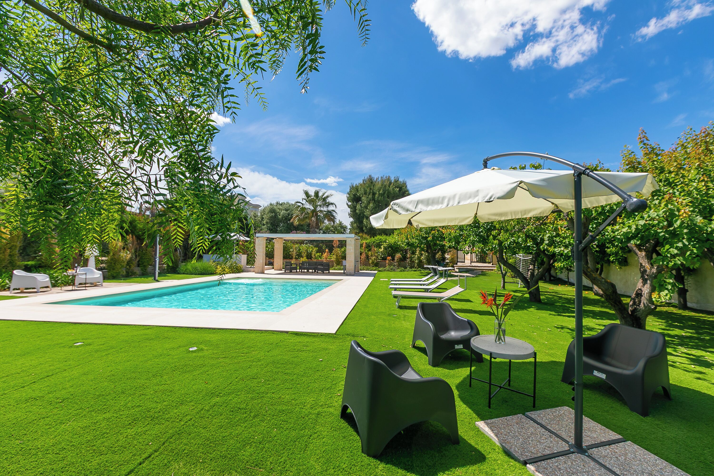 Seasonal outdoor pool