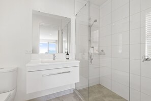 Shower, hair dryer
