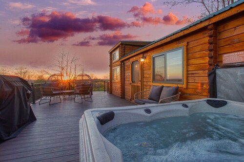 Hillside Hideaway | Hot Tub, Cozy Cabin, Beautiful Valley Views