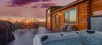 Hillside Hideaway | Hot Tub, Cozy Cabin, Beautiful Valley Views