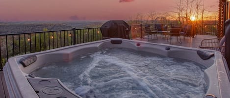 Baignoire à remous extérieure