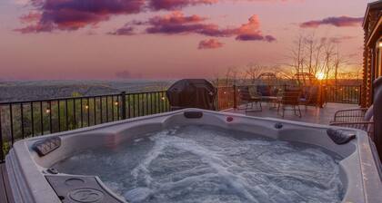 Sanctuary Summit | Hot Tub, Panoramic Views, ADA Friendly Cabin