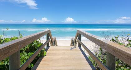 Stunning 2-Bedroom Oceanfront Condo 203 at Sandpiper Towers in Satellite Bch, FL