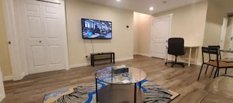 Two bedroom basement suit, street parking.