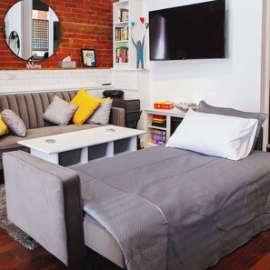 2 habitaciones, tabla de planchar con plancha y wifi 