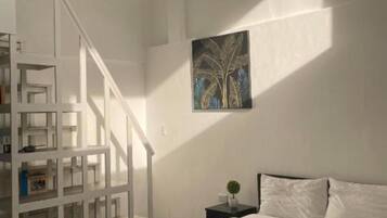 1 habitación y ropa de cama