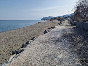 Aan het strand