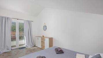 Family House, Multiple Bedrooms, 2 Bathrooms (Pool House Beba Tribalj Lake) | 3 bedrooms, iron/ironing board, free WiFi, bed sheets