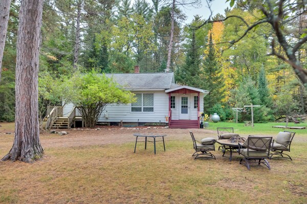 Peaceful Saint Germain Home W/ Fire Pit! - St. Germain, WI