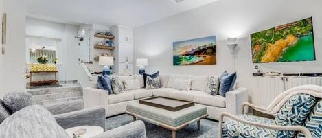 Appart'hôtel, 2 chambres | Coin séjour