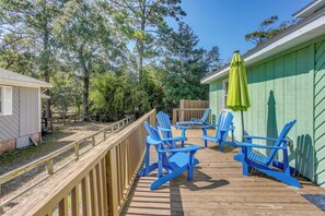 House (2 Bedrooms) | Interior - North Carolina Abode - Deck & Grill, Walk to Beach (Oak Island)
