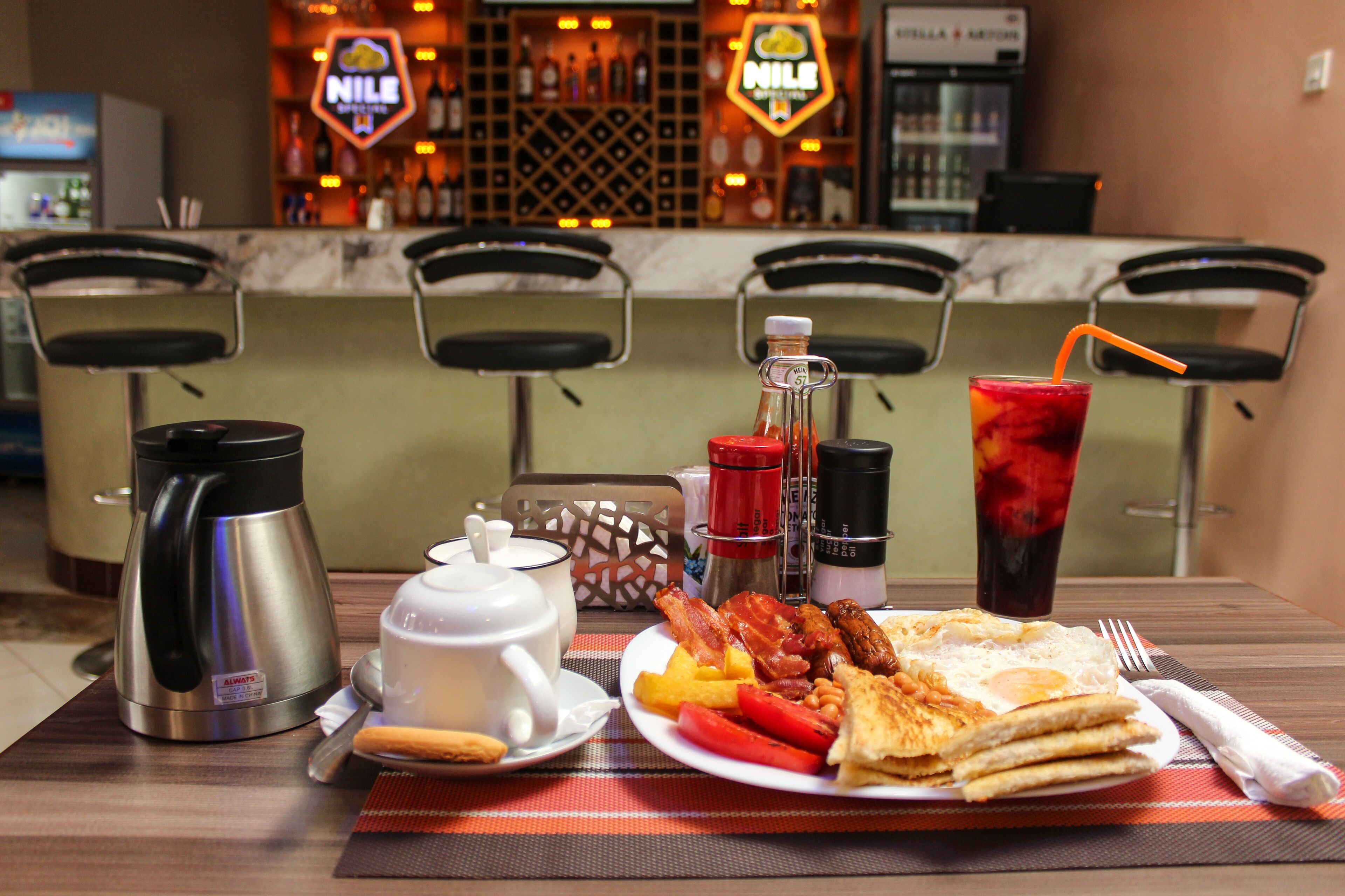 Free daily on-the-go breakfast