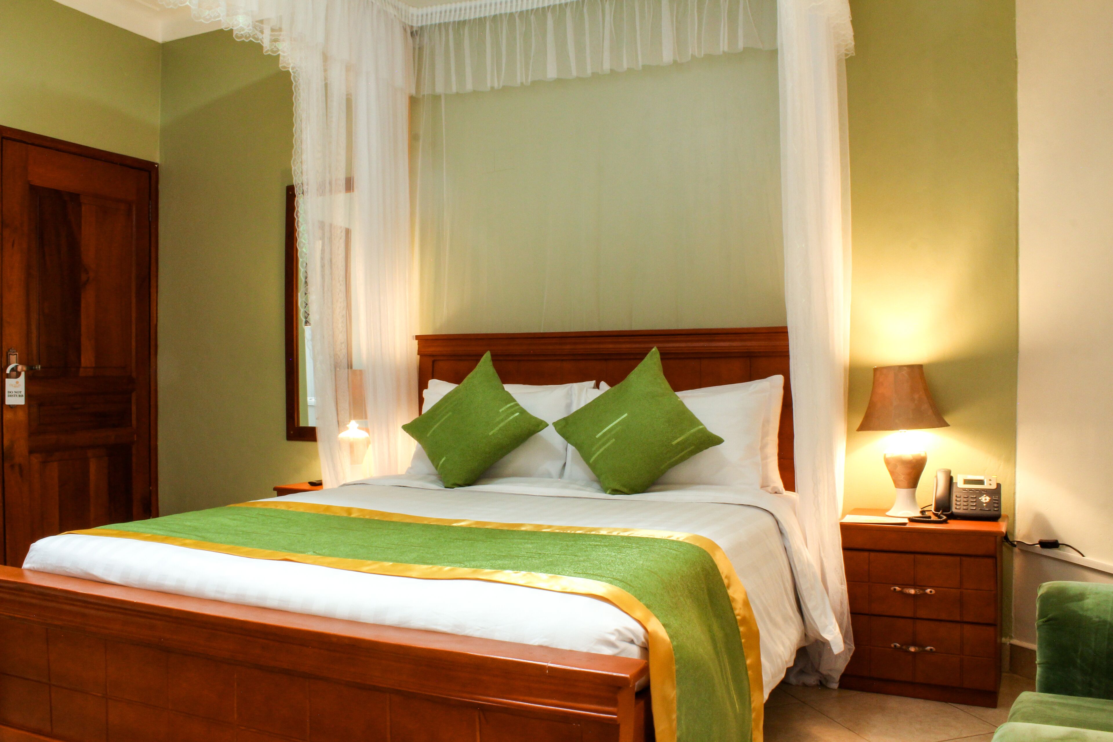 무료 WiFi, 침대 시트