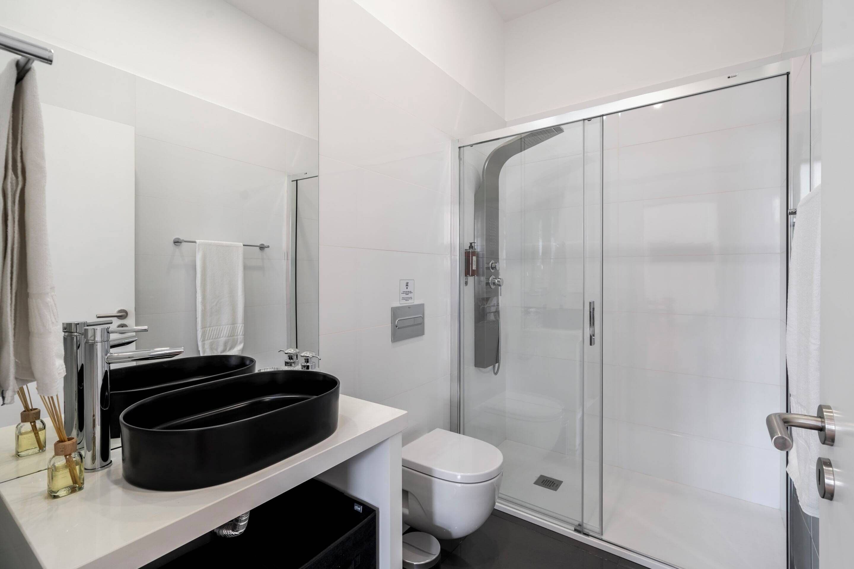 Appartement Ville, 1 grand lit et 1 canapé-lit, non-fumeur | Salle de bain