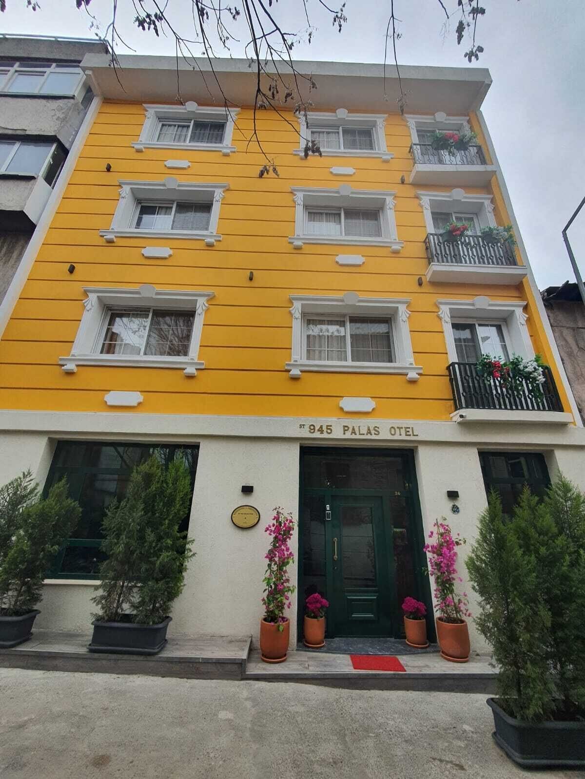 Overnatningsstedets facade