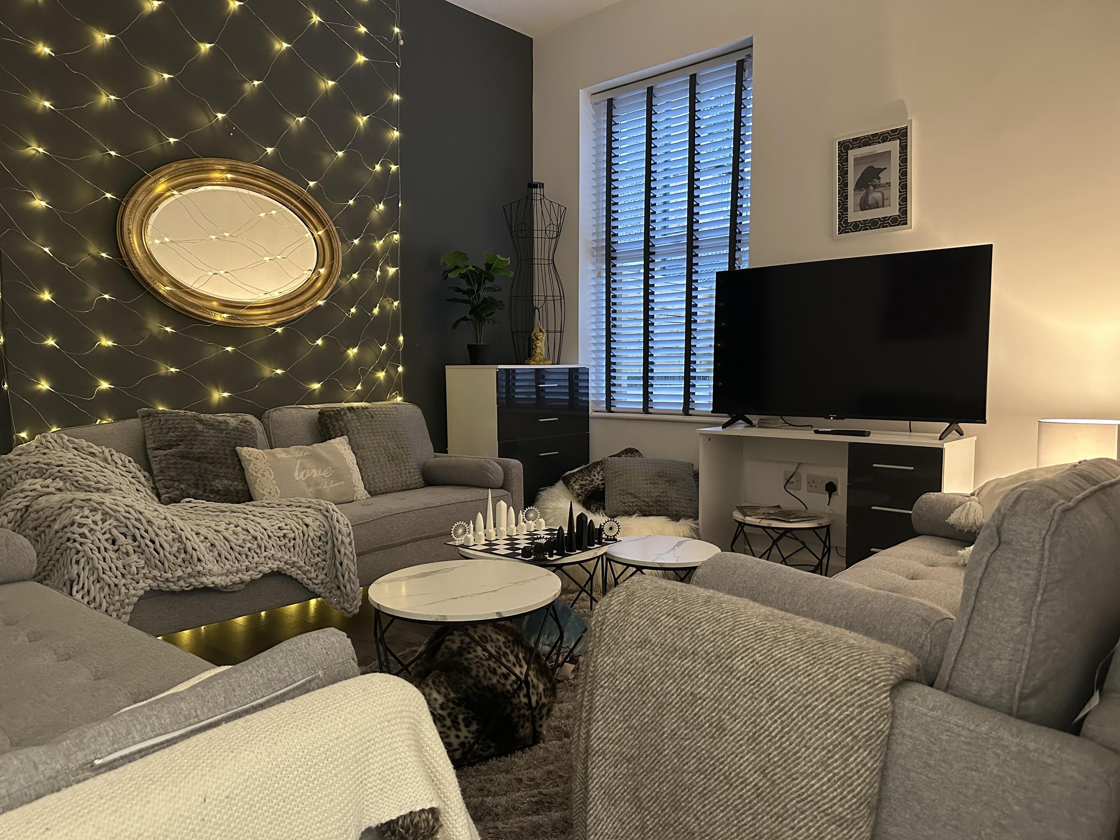 House, Multiple Beds | Living area