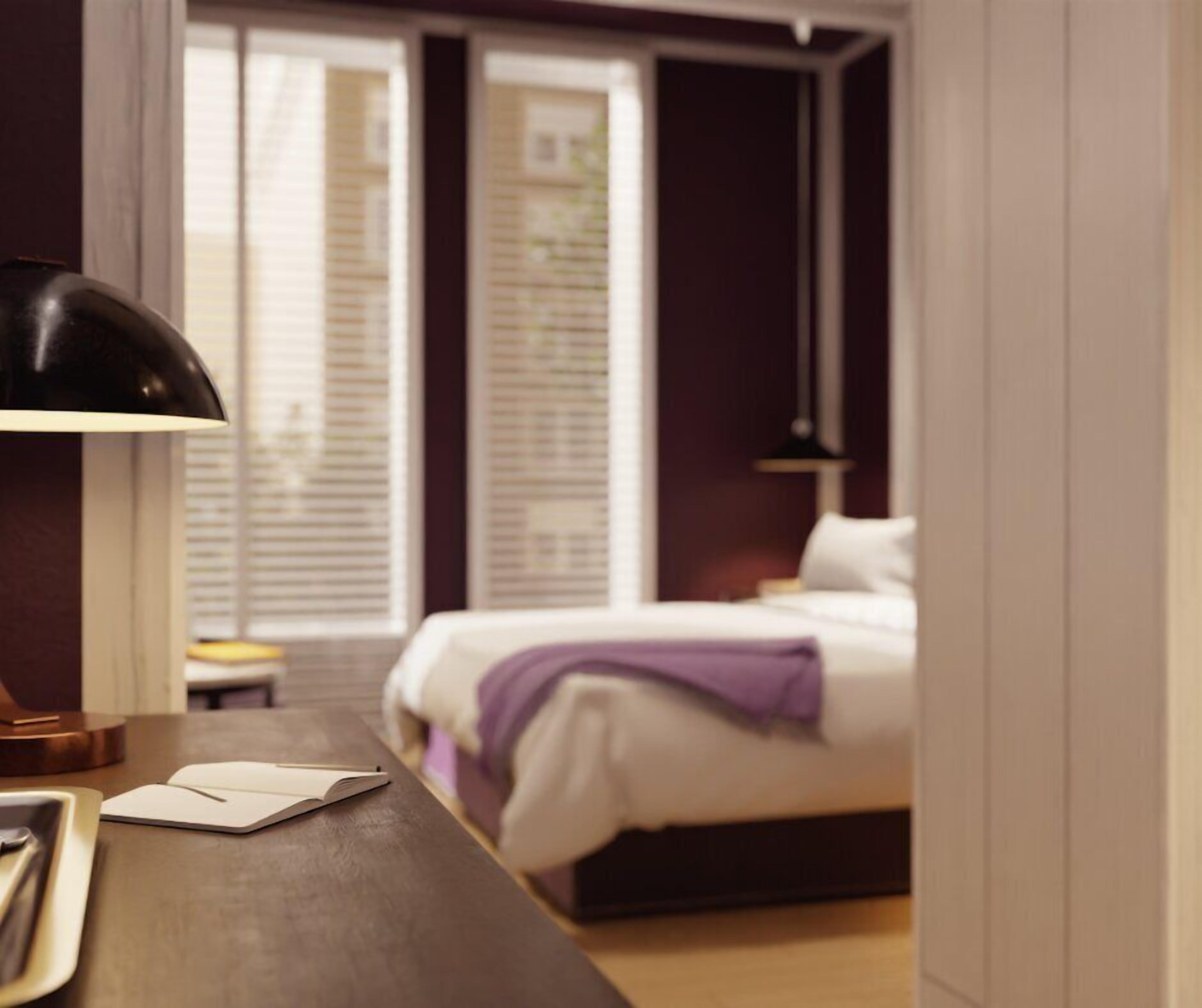 Minibar, in-room safe, desk, blackout curtains