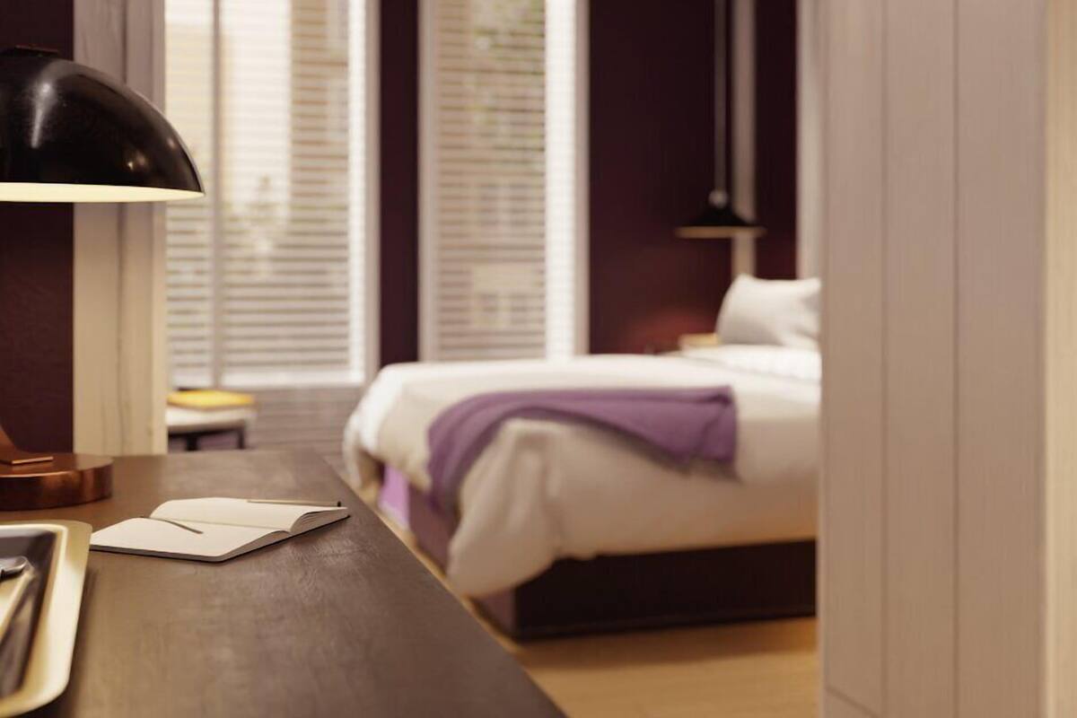 Minibar, in-room safe, desk, blackout curtains