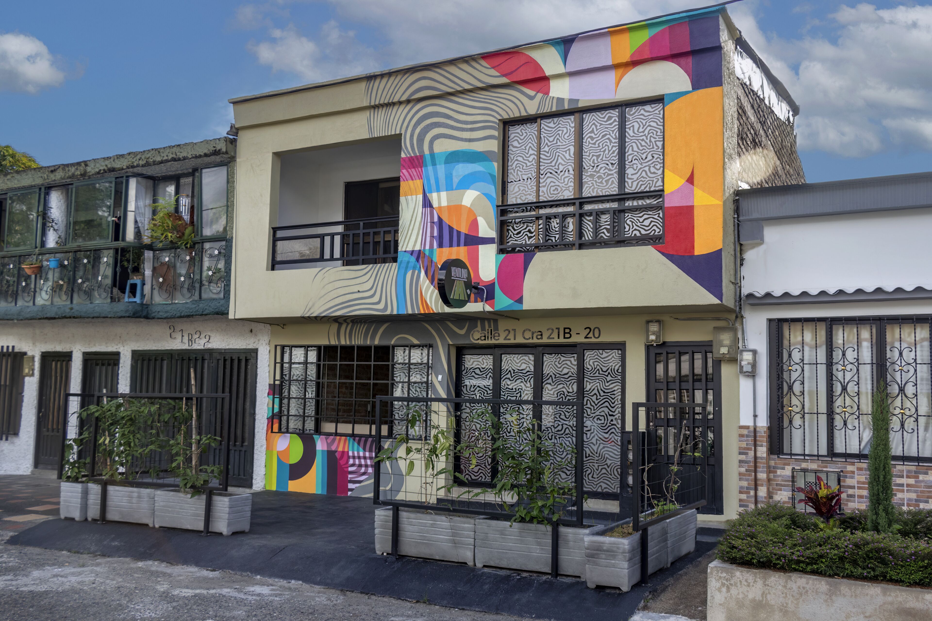 Façade de l’hébergement