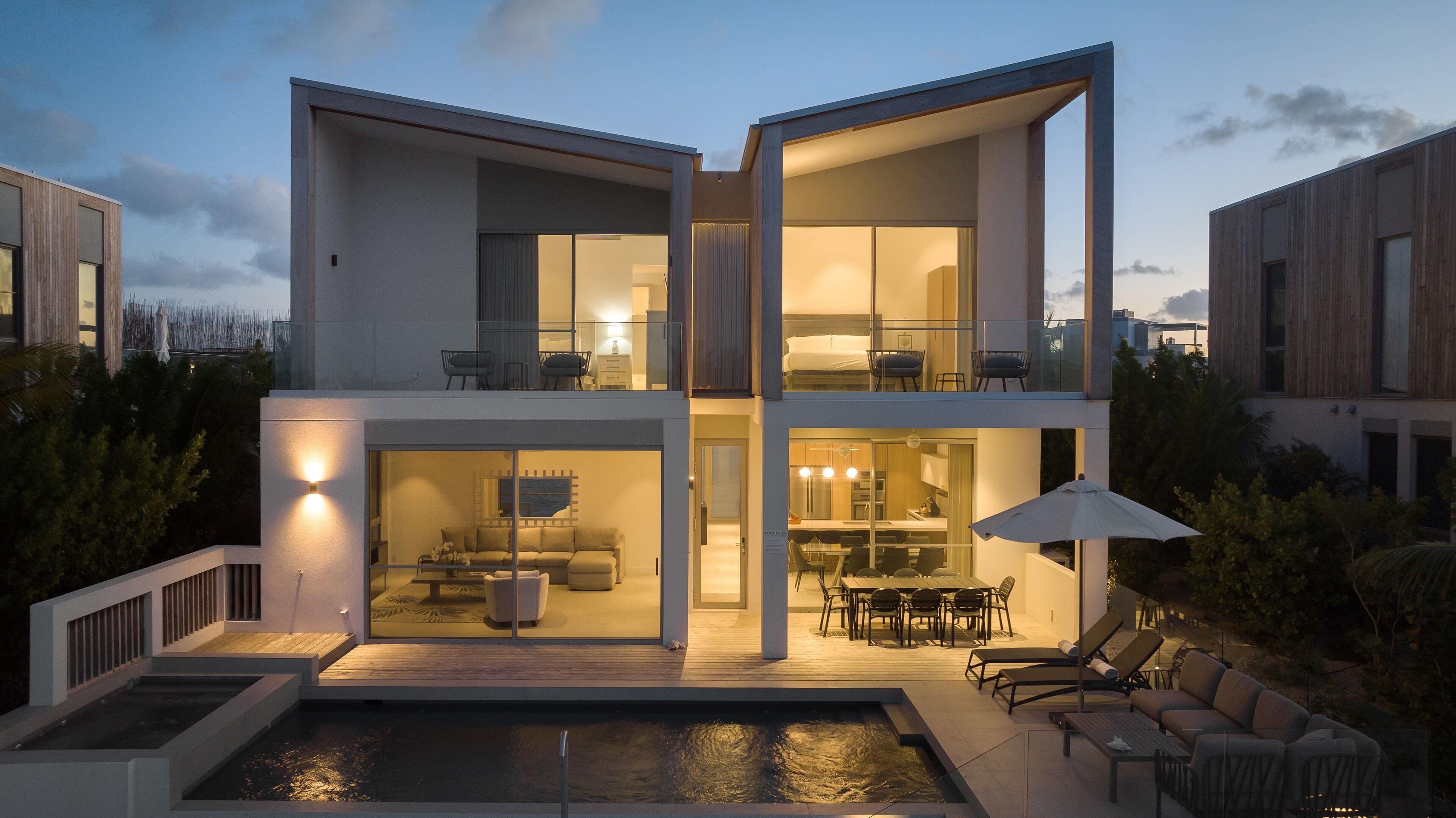 Deluxe-Villa, 5 Schlafzimmer (Lagoon Villa 17) | Blick auf die Straße