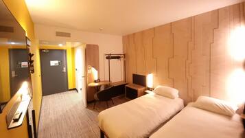 Zweibettzimmer, Nichtraucher | Schreibtisch, schallisolierte Zimmer, kostenloses WLAN, Bettwäsche