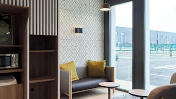 Sala de estar en el lobby