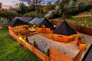 Outdoor spa tub - Willa Królewska (Koscielisko)