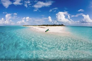 Vlak bij het strand
